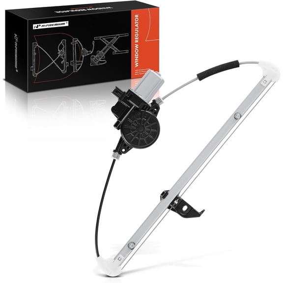 A-Premium Power Window Regulator with 6-Pin Motor Rear Passenger Side Compatible with Mazda CX-5 2013-2016 Sport Utility, with Auto-Up Function