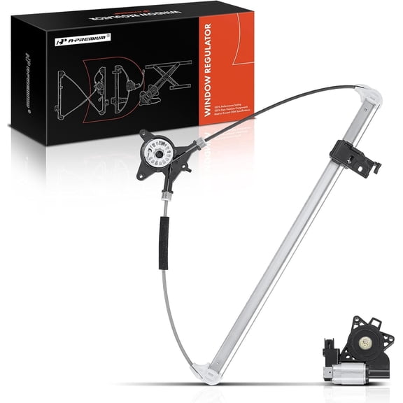 A-Premium Power Window Regulator with Motor Compatible with Mazda CX-7 2007-2012 Rear Right