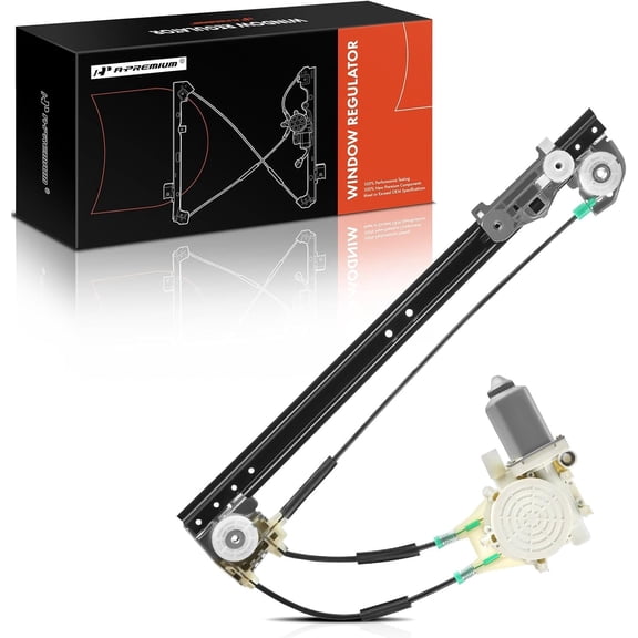 A-Premium Power Window Regulator with Motor Replacement for BMW E39 528i 540i 1997-1998 Rear Left Driver Side