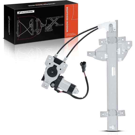 A-Premium Power Window Regulator with Motor Replacement for Buick Century 1997-2005 Regal Oldsmobile Intrigue 1998-2002 Rear Right Passenger Side