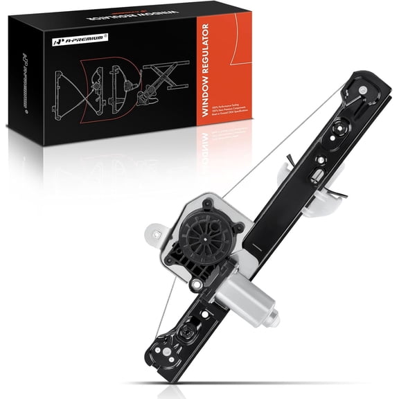 A-Premium Power Window Regulator with Motor Replacement for Ford Focus 2000-2007 Rear Right Passenger Side