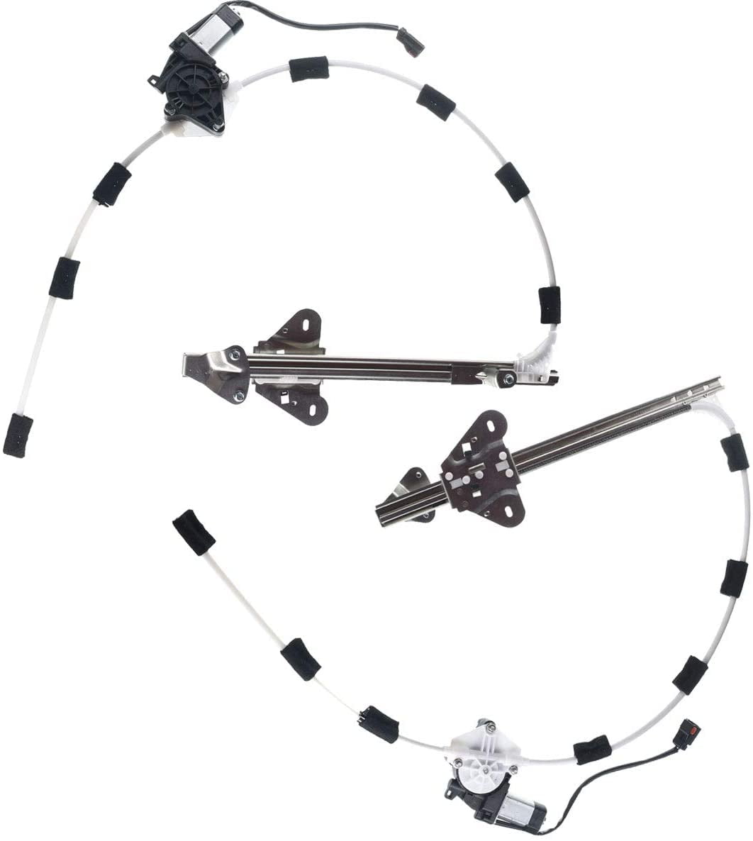 Front Driver Side Power Window Regulator With Motor Fit For 1997 1998 1999 2000 2001 Jeep Cherokee XJ Sport Utility, 4-Door Only, Left, 741-768