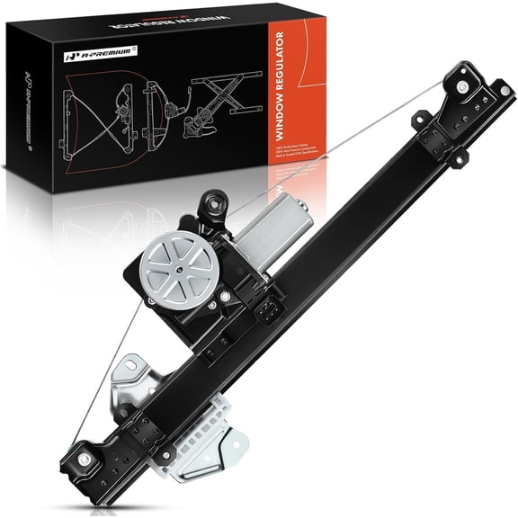 A-Premium Front Right Power Window Regulator with 6-Pin Connector Motor and Auto Up and Down Function Compatible with Nissan Altima 2013-2018 Sedan, Front Passenger Side