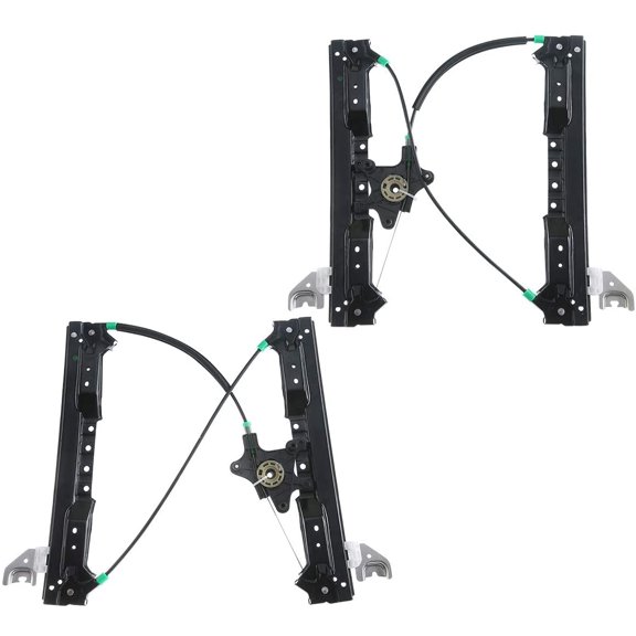 A-Premium Power Window Regulator without Motor Compatible with Dodge Grand Caravan Town & Country Ram C/V Rear Driver and Passenger Side 2-PC Set Fits select: 2008-2016 CHRYSLER TOWN & COUNTRY
