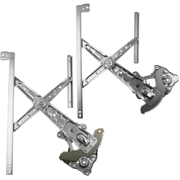 A-Premium Power Window Regulators without Motor Compatible with Honda Civic 2012-2015 Front Left and Right 2-PC Set