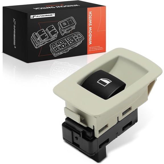 A-Premium Power Window Switch Compatible with BMW X3 2005-2010, 528i 2008-2010, 528i xDrive 2009-2010, 528xi 2008, 535i 2008-2010, 535i xDrive 2009-2010, 535xi 2008, 550i 2008-2010, 550i GT 2010