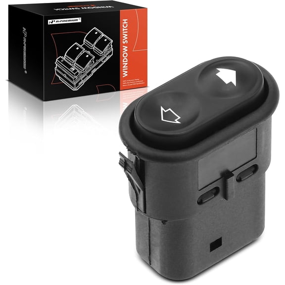 A-Premium Power Window Switch Compatible with Ford F-150 2000-2002, F-250 F-350 F-450 F-550 Super Duty 2004-2007, Contour & Mercury Mystique 1995-1997, Replace# F5RZ14529A