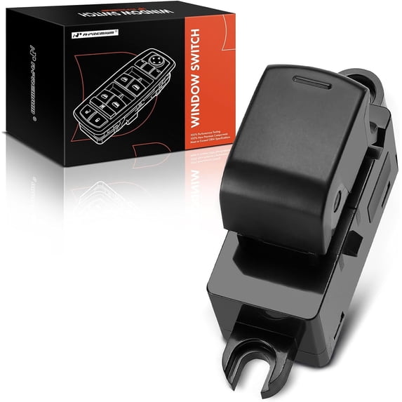 A-Premium Power Window Switch Compatible with Nissan Rogue 2008, Versa 2007/2010-2013, Pathfinder 2004, Cube, Pathfinder Armada, Versa Note, Front Right or Rear Side, Replace# 25411-1FA0A, 25411AX010
