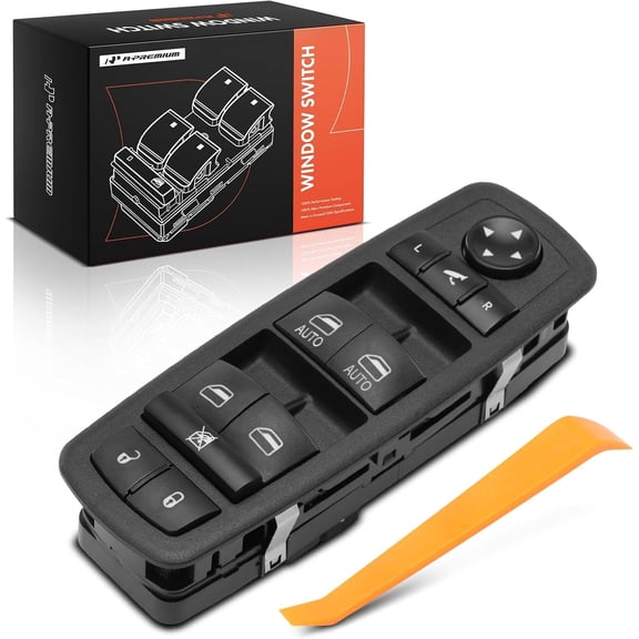 A-Premium Power Window Switch Compatible with Ram 1500 2019-2021, 2500 2020-2021, 3500 2019-2020, 1500 Classic 2020 & Chrysler 300 2015-2021, Left Driver Side