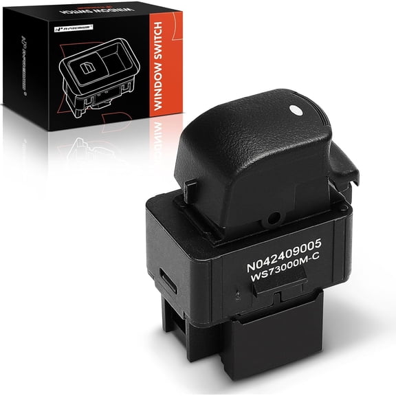 A-Premium Power Window Switch Compatible with Chevrolet Malibu 2004-2013, Rear Side, Replace# 22684675