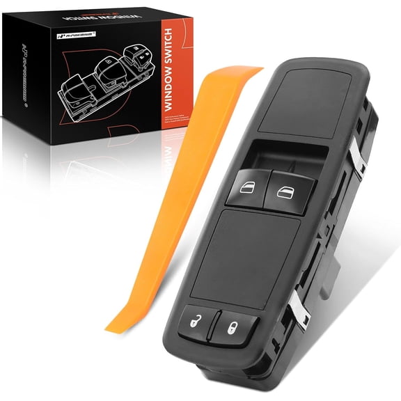 A-Premium Power Window Switch Compatible with Chrysler Town & Country & Dodge Grand Caravan 2008-2010, Front Left Driver Side, Replace# 4602537AE, 4602537AD