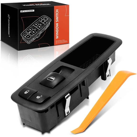 A-Premium Power Window Switch Compatible with Dodge Grand Caravan, Nitro & Chrysler Town & Country & Jeep Liberty 2008-2009, Dodge Journey 2009, Front Right Passenger Side, Replace# 68029178AA