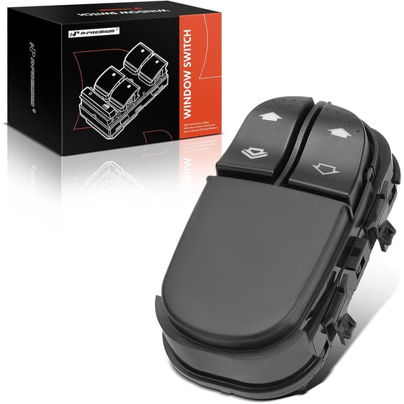 A-Premium Power Window Switch Compatible with Ford Focus 2001-2007 Hatchback, Front Left Driver Side, Replace # 7S4Z14529B, 1S4Z14529AA