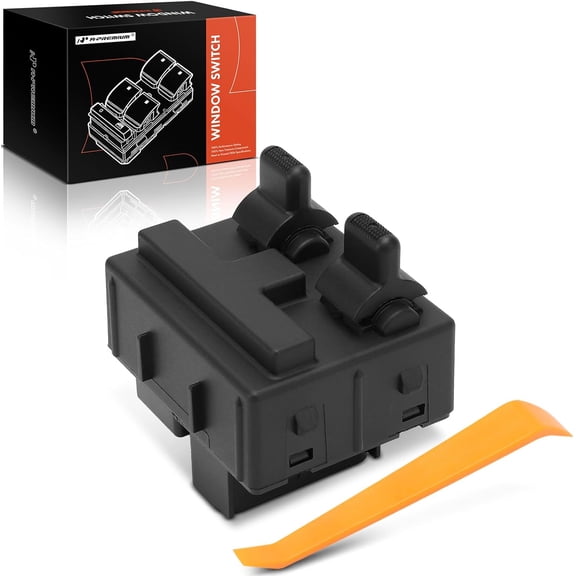 A-Premium Power Window Switch Compatible with Jeep JK Series Wrangler 2007 2008 2009 2010, Only fit 2 Door, Front Driver or Passenger Side