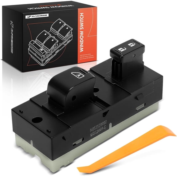 A-Premium Power Window Switch Compatible with Nissan Pathfinder 2007-2012, Front Right Passenger Side