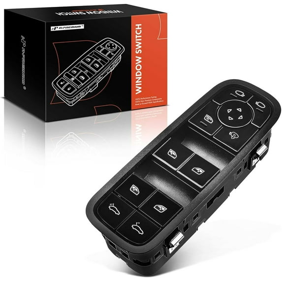 A-Premium Power Window Switch Compatible with Porsche Cayenne 2018-2021 Panamera 2017-2020 Front Left Driver Side