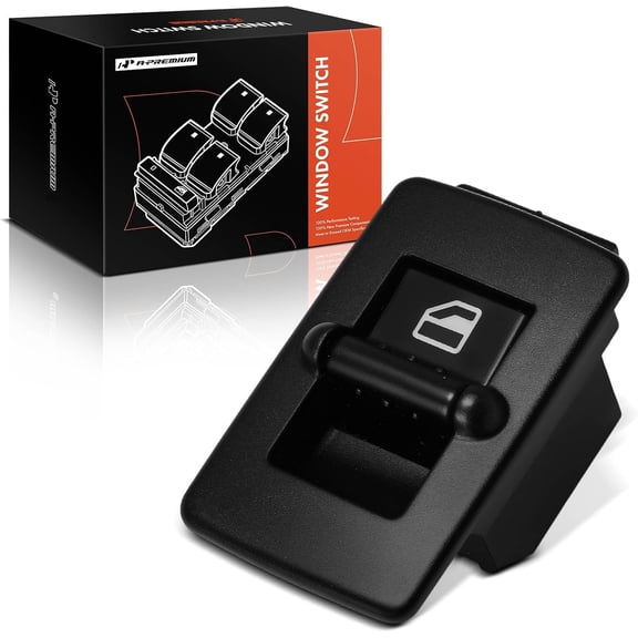 A-Premium Power Window Switch Compatible with Volkswagen Beetle 1998-2010, Front Right Passenger Side