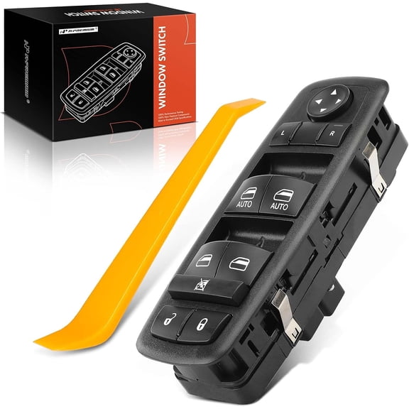 A-Premium Front Driver Side Master Power Window Switch Compatible with Chrysler Pacifica 2017 2018 2019 2020 2021 2022, V6 3.6L, Replace# 68234092AC