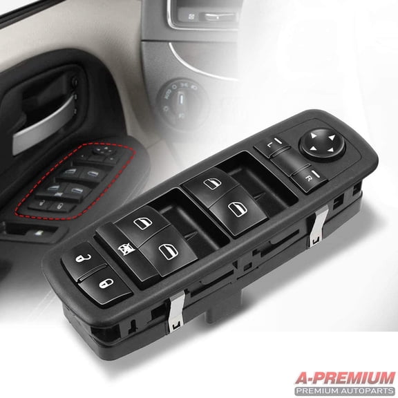 A-Premium Power Window Switch Replacement for Town & Country Dodge Grand Caravan 2008-2009 Front Left