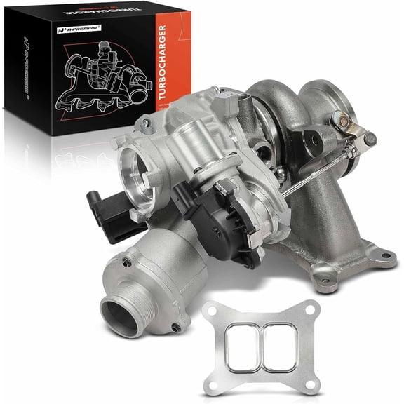 A-Premium RHF4 Complete Turbocharger Turbo Kit Compatible with Volkswagen & Audi Models - Golf 2015-2018 Golf Alltrack 2017-2019 Golf SportWagen 2015-2019 A3 2015-2016 1.8L