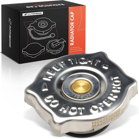 A-Premium Radiator Cap Cover - Compatible with Jeep WK2 Series Grand Cherokee 2014-2015 & Dodge Charger 2023, Durango 2006-2009, Challenger 2023 & Chrysler 300 2023, Aspen 2007-2009