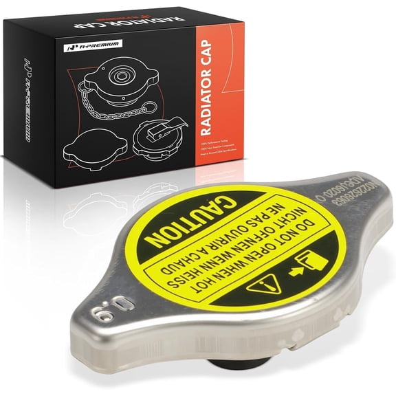A-Premium Radiator Cap Cover - Compatible with Lexus, Mitsubishi, Chevrolet, Chrysler, Dodge, Eagle, Geo, Mazda, Plymouth, Pontiac, Scion, Subaru, Suzuki, Toyota Models - Camry, RAV4, Corolla, Prius