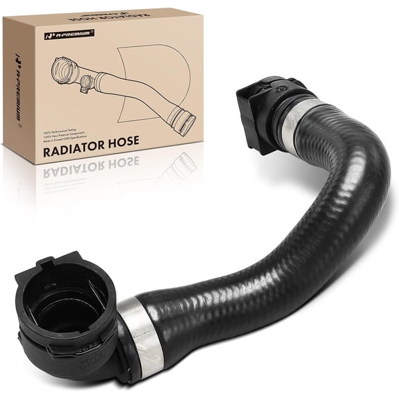 A-Premium Radiator Coolant Hose Compatible with 2017-2020 BMW 230i, 330i, 430i, 530i, 230i xDrive, 330i xDrive, 430i xDrive, Engine Heater Water Coolant Exchanger Hose, Replace # 17127640287