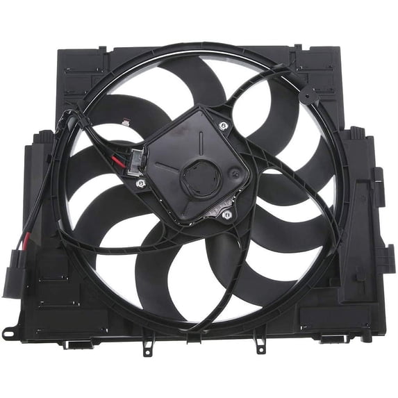 A-Premium Radiator Cooling Fan Assembly with Motor Replacement for BMW 528i 528i xDrive 2012-2016