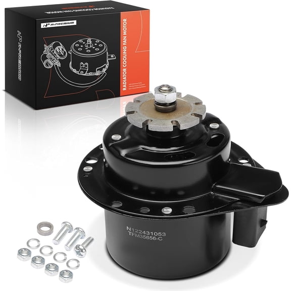 A-Premium Radiator Fan Motor Compatible with Chevy, Buick, Cadillac, GMC, Isuzu, Oldsmobile, Pontiac, Saturn & Geo Models - Impala, Camaro, Regal, 60 Special, G1500, I-Mark, 88, 6000, SC, Spectrum