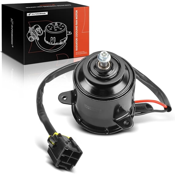 A-Premium Radiator Fan Motor Compatible with Toyota Camry 1985-1988 2.0L, Corolla 1986-1987, Celica, Tercel & Mitsubishi Mirage & Dodge Colt & Eagle Summit & Geo Prizm & Mazda Millenia, MX-3, Protege