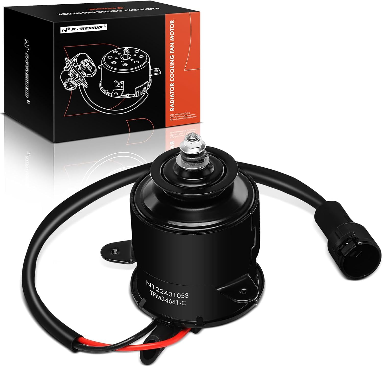 Apremium Radiator Fan A-Premium Radiator Fan Motor Compatible with Toyota Camry, Corolla ...