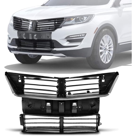 A-Premium Radiator Grille Air Shutter Actuator Without Motor Compatible with Lincoln MKC 2015 2016 2017 2018