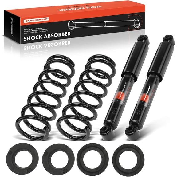 A-Premium Rear Air Spring to Coil Spring Conversion Kit Compatible with Nissan Armada 2005-2015 & Infiniti QX56 2004-2010, RWD