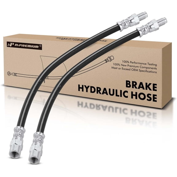 A-Premium Rear Brake Hydraulic Hose Compatible with Mercedes-Benz and Volvo Models - C220 C280 C36/C43 AMG E300 E320 E420 E500 S320 S350 S420 S500 SL320 S600 V70 S60 S80 XC70Pack of 2