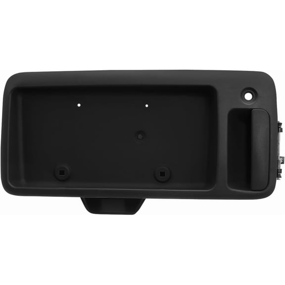 A-Premium Rear Cargo Exterior Door Handle - Compatible with 1996-2002 Chevrolet & GMC - Express Savana 1500 2500 3500 Van, with License Plate Bracket Holder, Tailgate Handle, Replace# 15167638