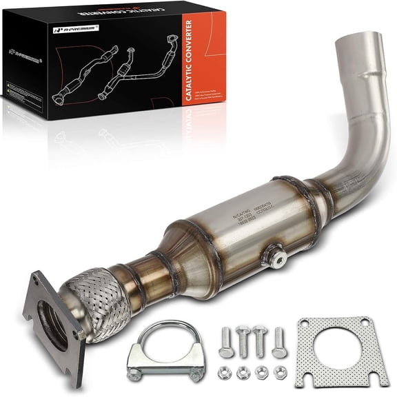A-Premium Rear Catalytic Converter Kit Direct-Fit Compatible with Dodge Grand Caravan 2008-2010 & Chrysler Town & Country 2008-2010 & Volkswagen Routan 2009-2010, 3.3L 3.8L, EPA Compliant