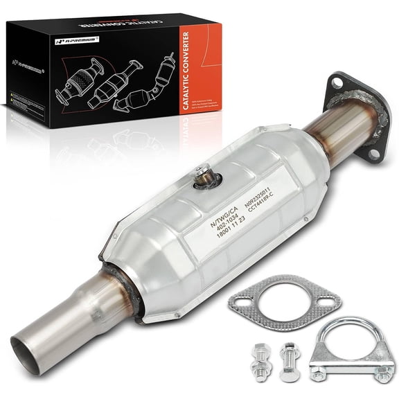 A-Premium Rear Catalytic Converter Kit Direct-Fit Compatible with Kia - 2014 2015 2016 2017 2018 2019 - Soul 2.0L, EPA Compliant