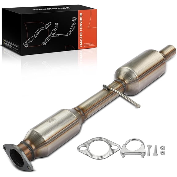 A-Premium Rear Catalytic Converter Kit Direct-Fit Compatible with Mazda 3 2010 2011 2012 2013, 2.0L 2.5L, EPA Compliant, Replace# LFE42055XB