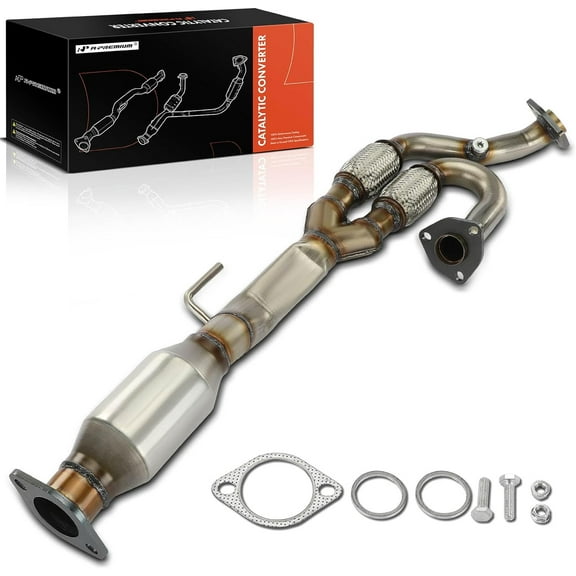 A-Premium Rear Catalytic Converter Kit Direct-Fit Compatible with Nissan Altima 2005-2006, Maxima 2004-2006, Quest 2004-2009, 3.5L, EPA Compliant