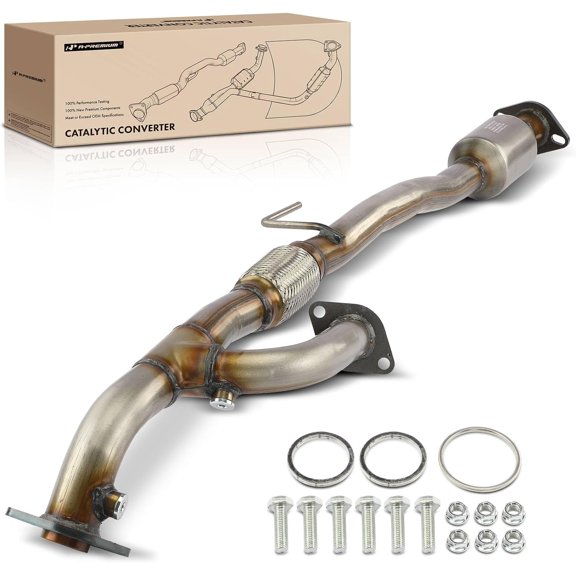 A-Premium Rear Catalytic Converter Kit Direct-Fit Compatible with Toyota Camry 2002-2006 & Lexus ES300 2002-2003, 3.0L, EPA Compliant