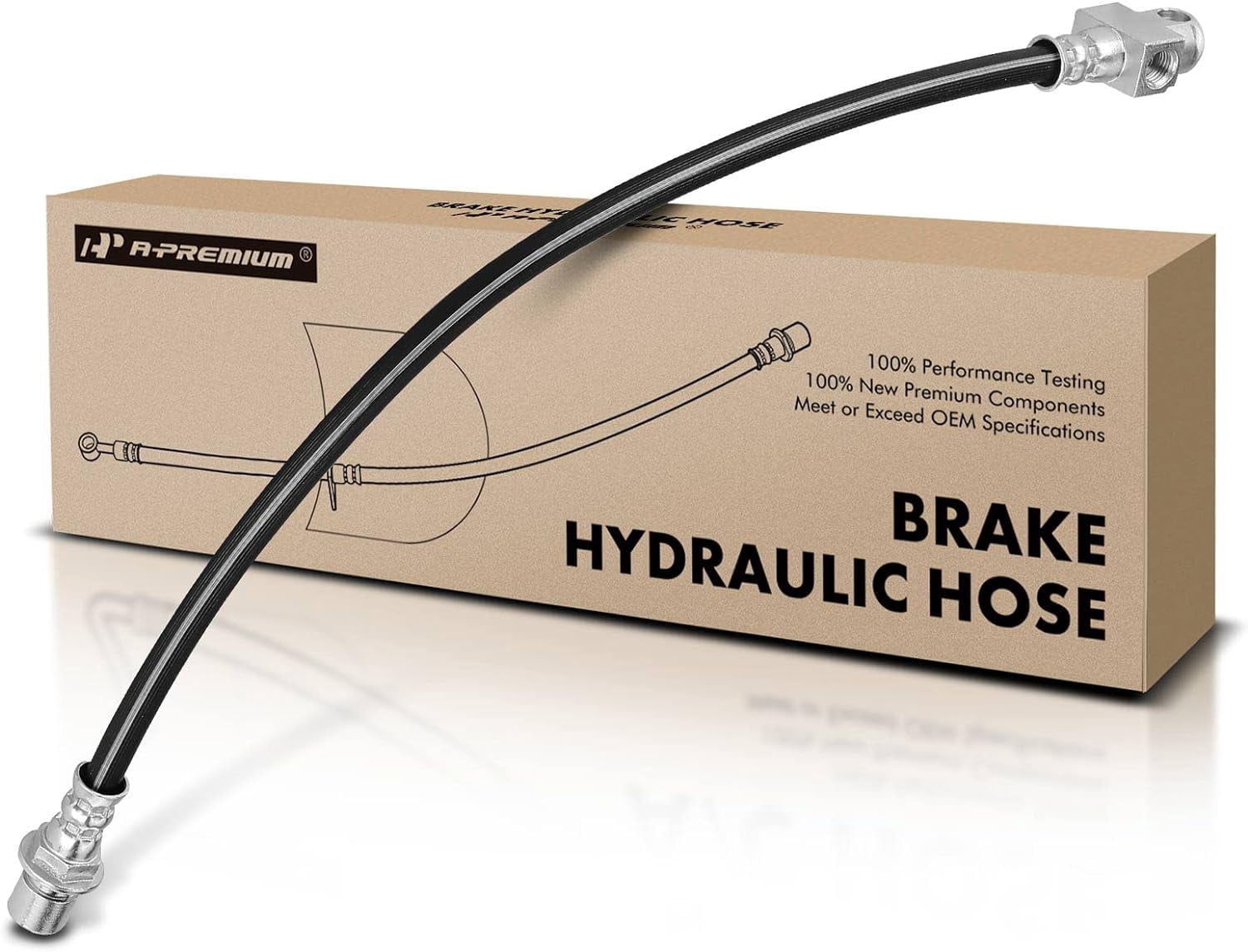 Dorman H88961 Brake Hydraulic Hose - Replacement For Select Cadillac & Pontiac Models (1968-1976) - View #4
