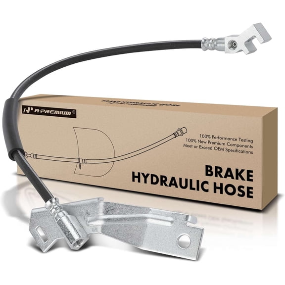 A-Premium Rear Center Brake Hydraulic Hose Compatible with Ford Models - F53 2013-2019, F59 2015-2019, 6.8L - Replace# DU9Z2282E
