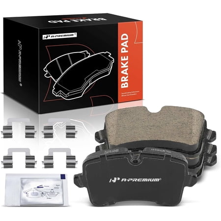 A-Premium Rear Ceramic Disc Brake Pads Set Compatible with Audi A6 2012-2018 A6 Quattro 2012-2018 A7 Quattro 2012-2018 A8 Quattro 2011-2014/2017 RS5 RS7 S6 S7 S8 & Porsche Macan 4 Pcs