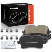A-Premium Rear Ceramic Disc Brake Pads Set Compatible with Audi A6 2012-2018 A6 Quattro 2012-2018 A7 Quattro 2012-2018 A8 Quattro 2011-2014/2017 RS5 RS7 S6 S7 S8 & Porsche Macan 4 Pcs