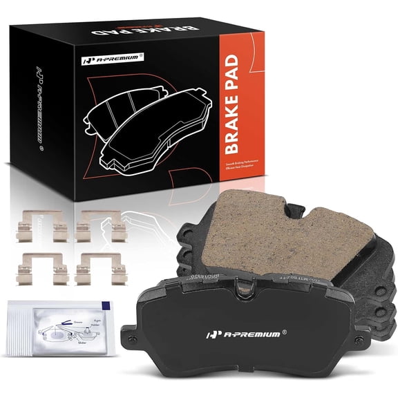 A-Premium Rear Ceramic Disc Brake Pads Set Compatible with Land Rover Range Rover 2013-2021 Discovery 2017/2020-2022 Defender 110 2020-2022 Defender 90 2021-2022 Range Rover Sport 2014-2021 4 Pcs