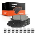 thumbnail image 1 of A-Premium Rear Ceramic Disc Brake Pads Set Compatible with Select Chrysler, Dodge, Ram and Volkswagen Models - Town & Country 2012-2016, Grand Caravan, Journey 2012-2020, C/V 2012-2015, Routan, 1 of 9