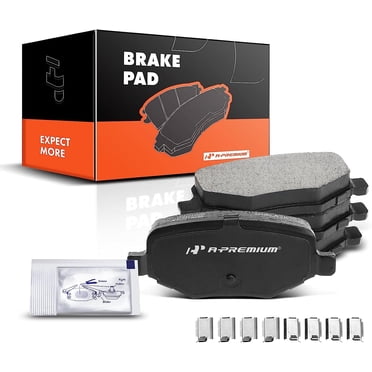 Rear Ceramic Brake Pads Set For Ford & Lincoln Models - Low Dust Performance Brake Pads