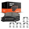 thumbnail image 1 of A-Premium Rear Ceramic Disc Brake Pads Set Compatible with Select Subaru Models - Impreza 1993-1998, Legacy 1990-1999, SVX 1992-1997, with Hardware, 4 Pcs, 1 of 9