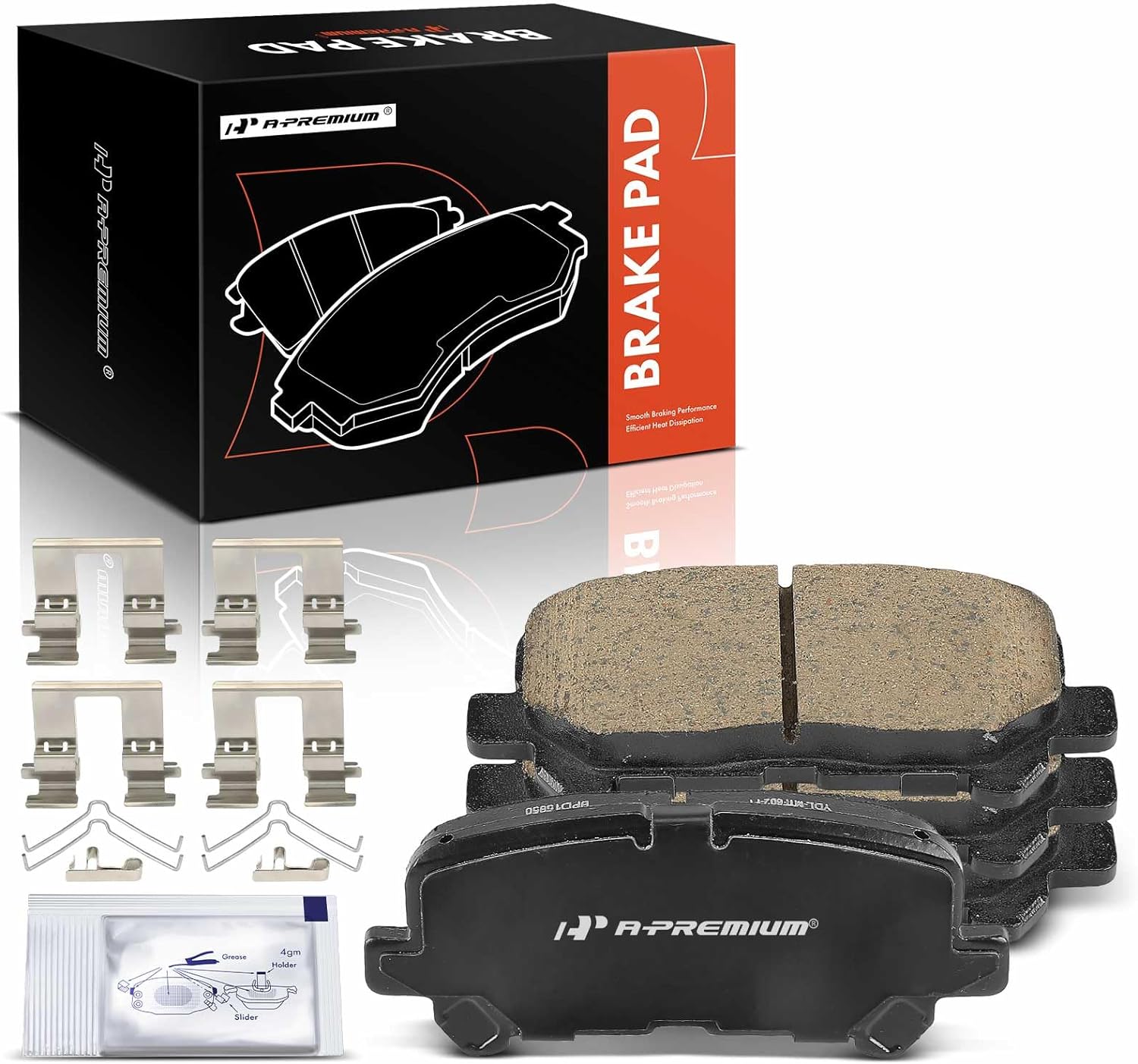 4Pcs Front Ceramic Disc Brake Pads For Volkswagen Crafter SZ SX SY 2.0L PR 1LA - BCP