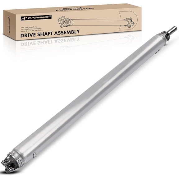 A-Premium Rear Drive Shaft Driveshaft Assembly Compatible with Chevrolet Express 3500 & GMC Savana 3500, 2005-2009, RWD Only, 4L80-E Transmission, with Single Rear Wheel (SRW), Complete Prop Shaft